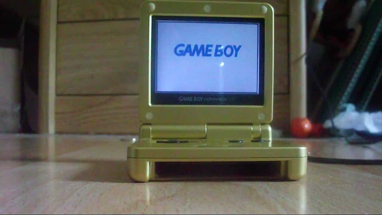 Gameboy Advance SP Startup (Without & With Cartridge)