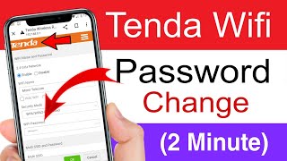 how to change wifi password tenda router 2023 | tenda wifi password change | wifi password