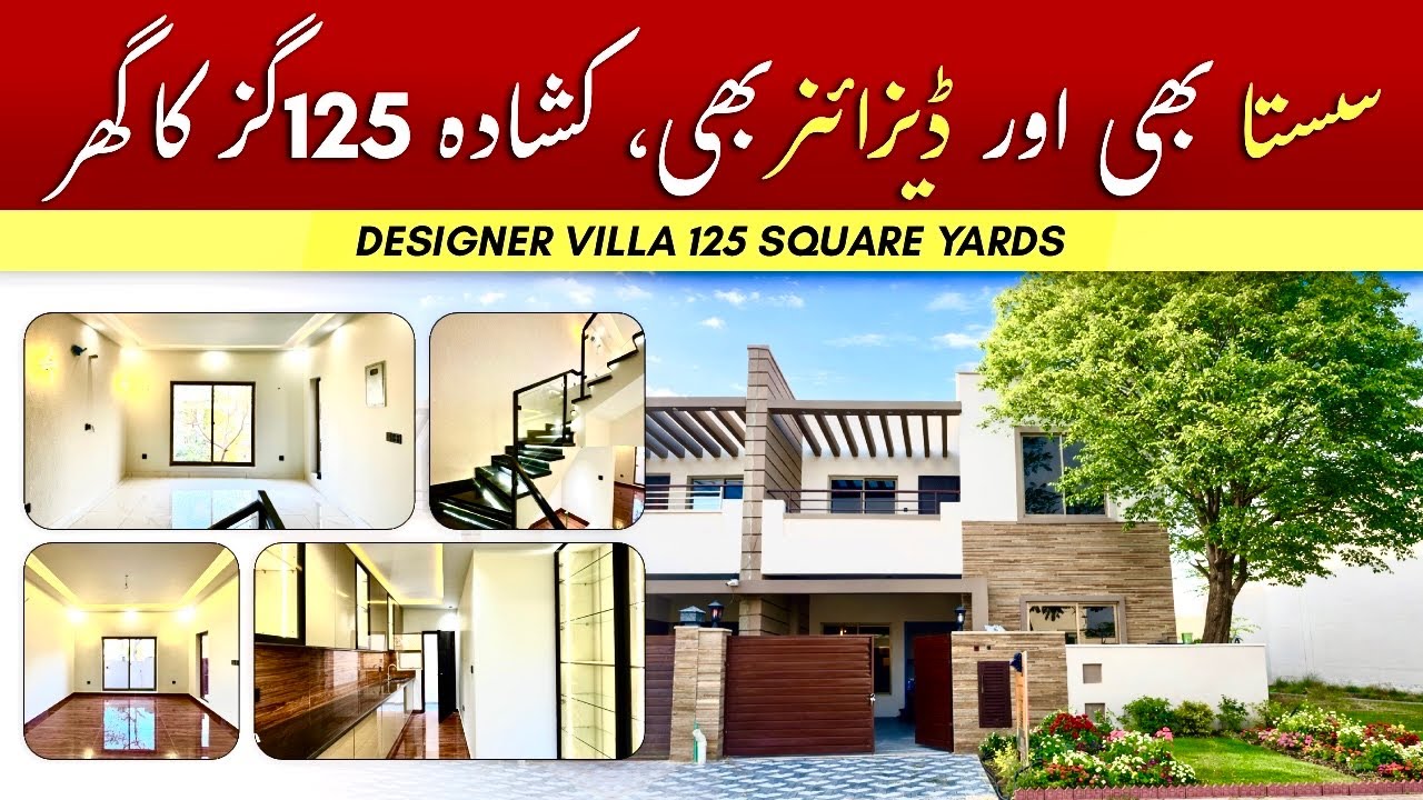125 Sq Yards Villa Bahria Town Karachi | Ali Block Bahria Town Karachi