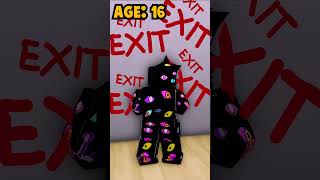 BIRTH To DEATH of ABSTRACTED KAUFMO In Roblox Brookhaven! (TADC) #roblox #shorts