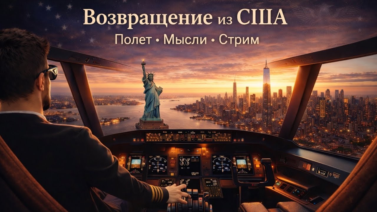 СТРИМ: США глазами Пилота. Мои впечатления и зачем я летал — между небом и землёй