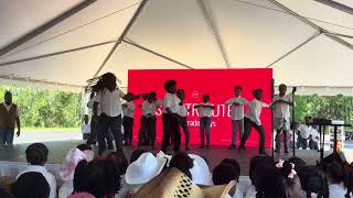 Movement School Bridge View/ Charleston 2nd grade boys “STEP” presentation at the Year End Finale!