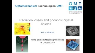 COMSOL simulation tutorial: Mechanical Radiation Losses - Phononic Shields - By Amir H. Ghadimi