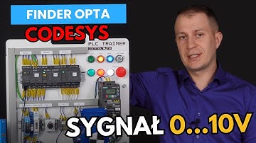 Finder OPTA Codesys - sygnał analogowy + falownik