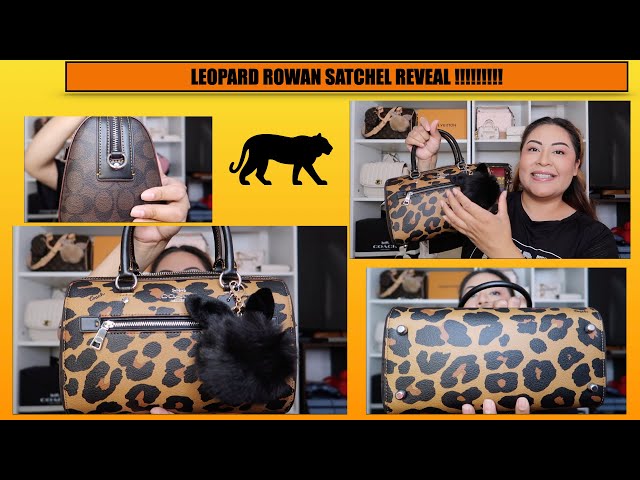 Satchel leopard print bag hotsell