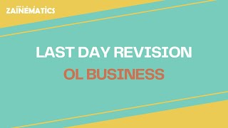 OL BUSINESS FULL REVISION