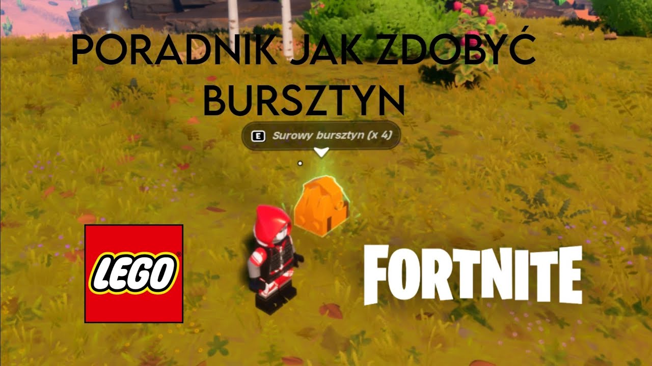 LEGO FORTNITE Jak zdobyć bursztyn - YouTube