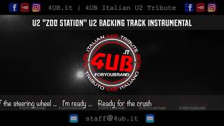 U2 "Zoo Station" Live Backing Track Instumental Karaoke | 4UB.it