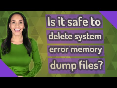 Video: Apakah file dump memori kesalahan sistem?