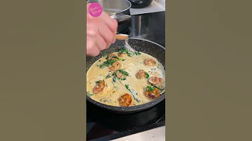 Паста с креветками и шпинатом просто бомба! Готовь, не пожалеешь!
