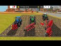 Plowing (Deformation) With Multiplayer In Fs18 | Fs18 Multiplayer Gameplay | Timelapse 