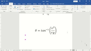 Learn how to type equations and Mathematical formula in MS Word