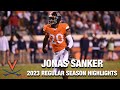 Jonas Sanker 2023 Regular Season Highlights | Virginia DB