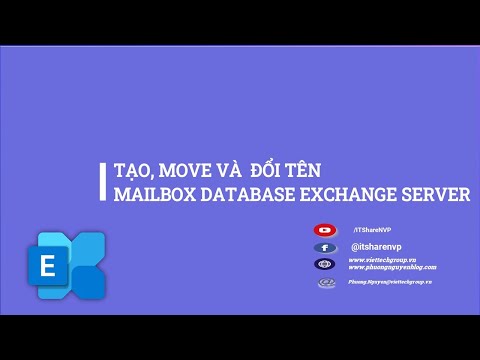 Video: Làm cách nào để đổi tên cơ sở dữ liệu Exchange 2016?