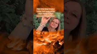Reiki to cleanse your solar plexus chakra of toxic energy. Asmr moonstone crystal healing