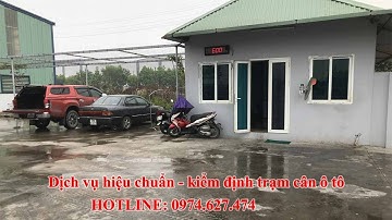 Kiểm định hiệu chuẩn trạm cân ô tô 80 tấn