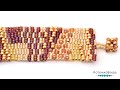 FreeForm Peyote Bracelet - DIY Jewelry Making Tutorial by PotomacBeads