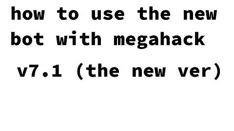 How to use the new Macro (Megahack v7.1)