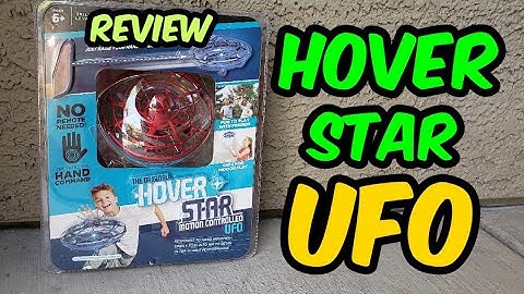 Hover Star Motion Controlled UFO - Review and demo Fun !