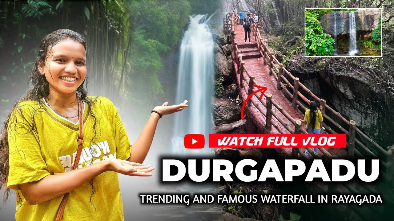 DURGAPADU WATERFALL RAYAGADA । Most famous and Trending Waterfall of Rayagada 