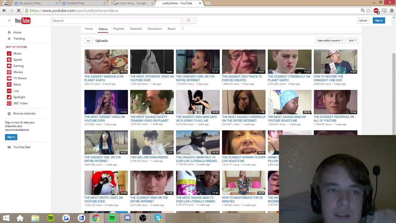 I AM THE REAL LEAFYISHERE!!! THE LEAFY YOU KNOW IS AN  IMPOSTER