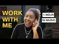 Work With Me | 1 Hour | Pomodoro Productive Session With Music