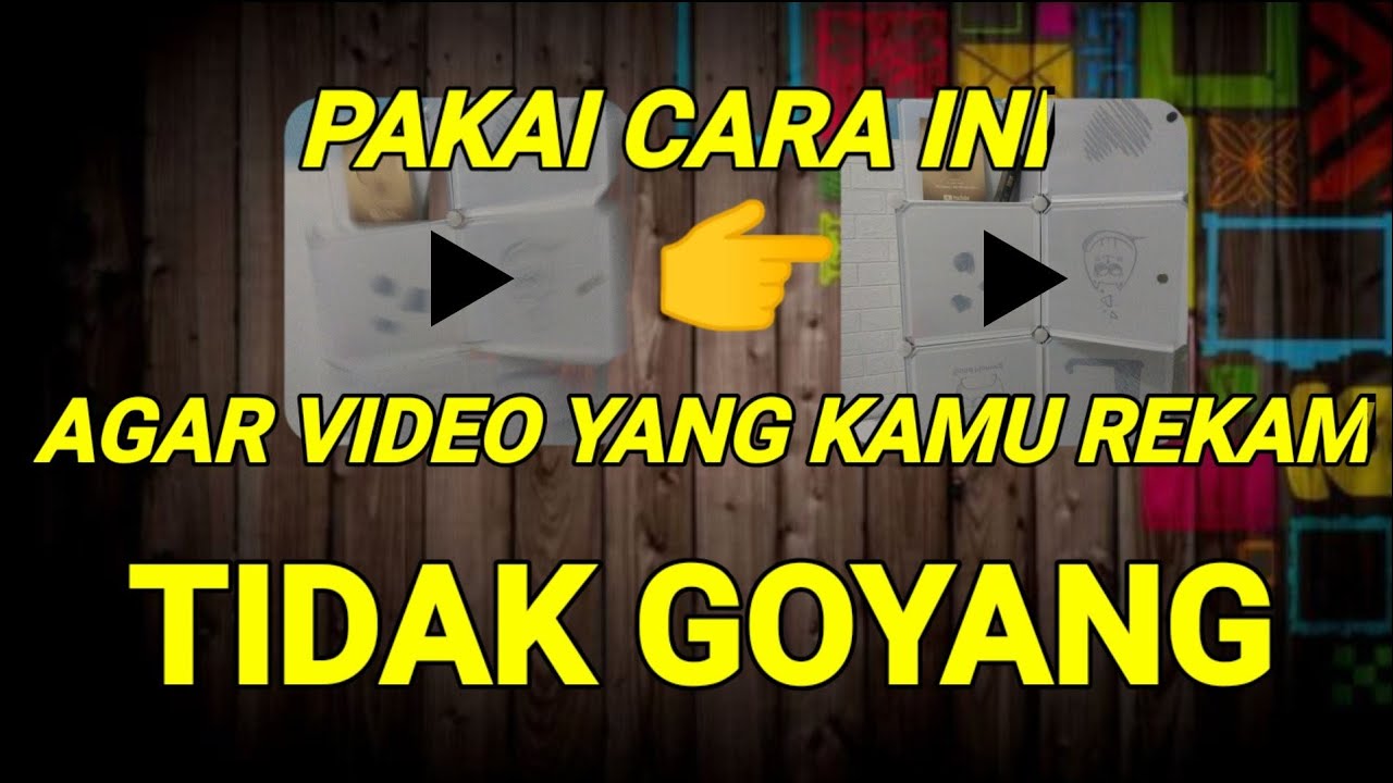 Cara Edit Video yang di rekam biar tidak goyanggoyang dan berisik