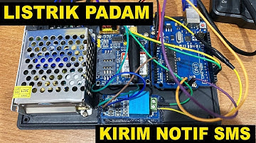 Deteksi Listrik PLN di Rumah Padam dengan Notifikasi SMS Arduino