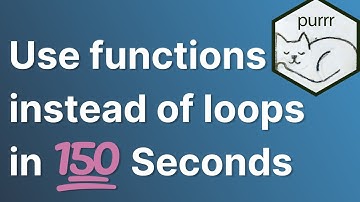 Use functions instead of for-loops in 150 seconds