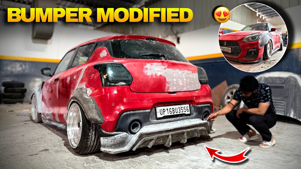 Swift Bumper Modified😍 CUSTOMIZATION PART-2 | Harshit Vlogs