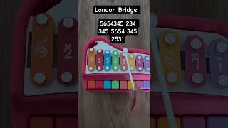 London Bridge Xylophone Tutorial #xylophone #music #beginnermusic #easysongs
