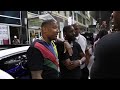 Maino talks with hip hop icons dmx and busta rhymes in nyc