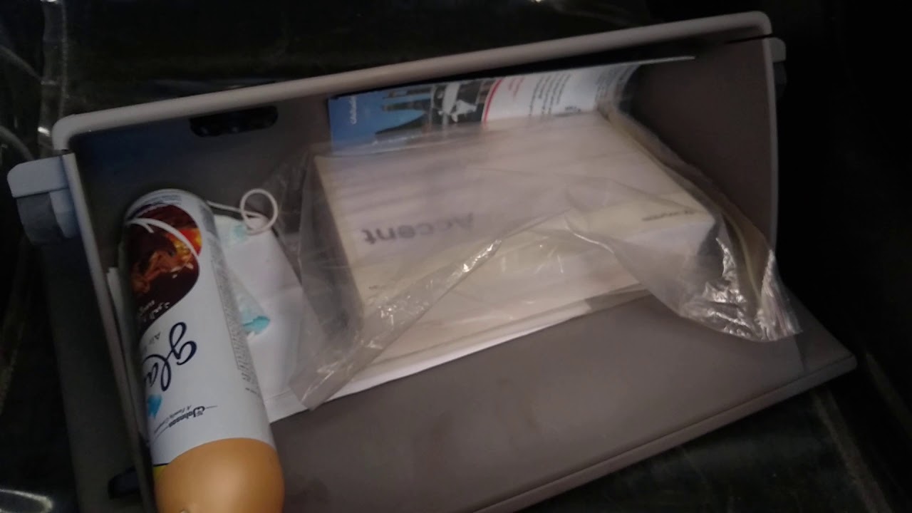 HYUNDAI ACCENT AC filter location YouTube