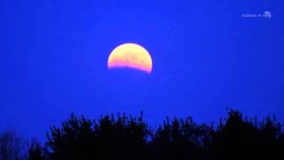 Full 'strawberry moon' visible