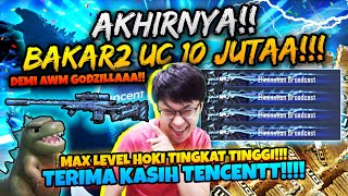 BAKAR UC BELASAN JUTA DEMI SKIN AWM GODZILLA! AKHIRNYA PUNYA SKIN AWM!!! | PUBG MOBILE