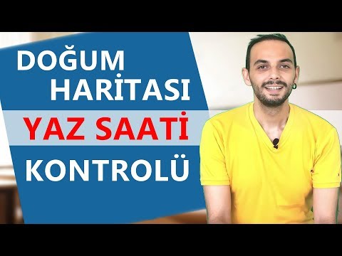 Doğum Haritası Yaz Saati Kontrolü | Kenan Yasin ile Astroloji