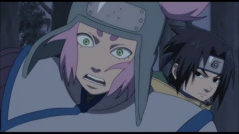 Sasuke Lions Barrage & Sakura Blazer Jutsu.