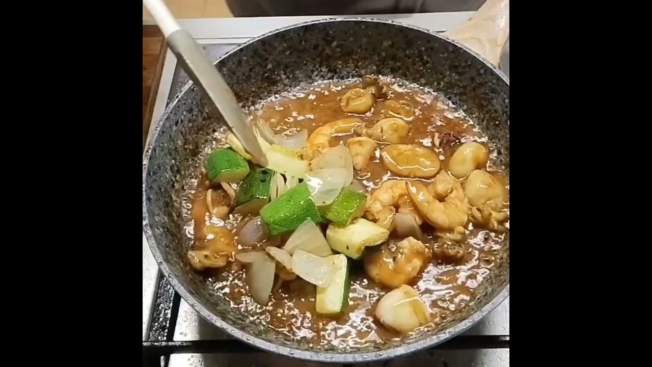 Marisco en salsa de ostras