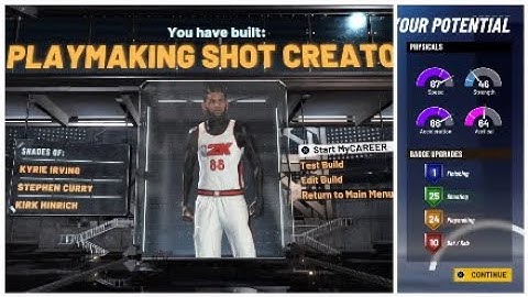 NEW BEST PLAYMAKING SHOT CREATOR BUILD IN NBA 2K21! BEST BADGES (60 BADGES) OP GUARD BUILD NBA 2K21
