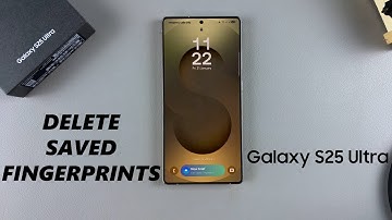 How To Delete Fingerprint (Remove) From Samsung Galaxy S25 / S25 Ultra