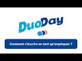 Duoday  comment sinscrire en tant quemployeur 