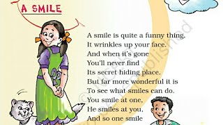 A Smile | Explanation, English For Class 2nd (NCERT) |