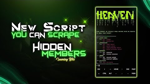 New Member adding Script | How to add hidden members in telegram
