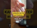 Reverse diabetes with kangen water shorts