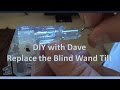 DIY How to Replace Horizontal Window Blind Wand Tilt Control