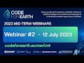 Day 2 of code for earth 2023 midterm webinar  introduction to selected projects
