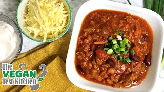 Eli's Damn Good Vegan Chili | Easy + Meaty + GF Veggie Chili Recipe | The Vegan Test Kitchen