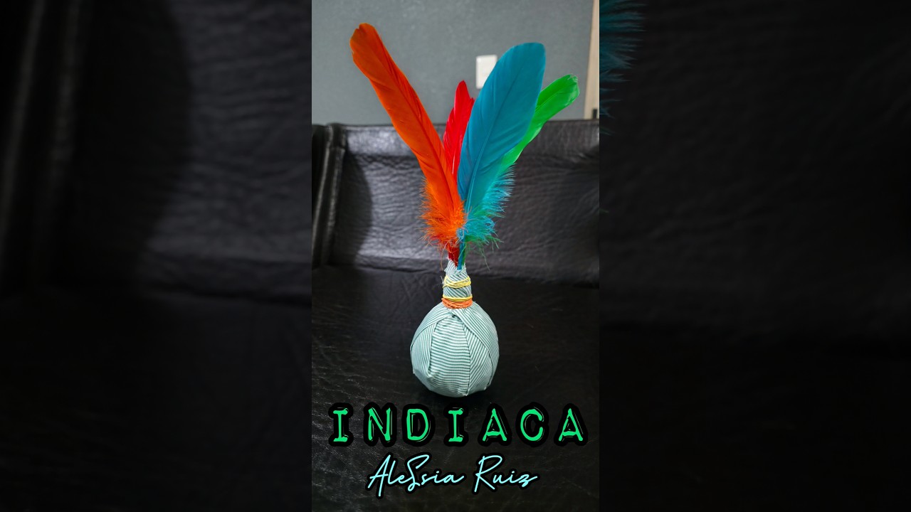 Como hacer una Indiaca con pelota de esponja