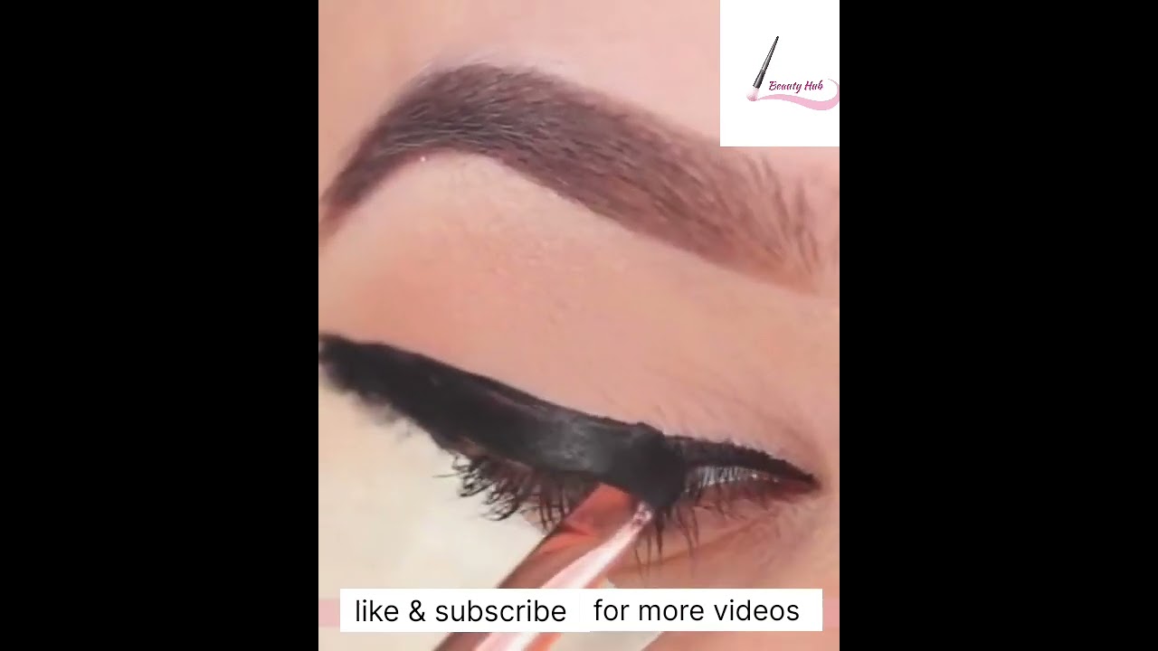 Wing liner application/makeup tutorials#shorts #ytshorts #youtubeshorts #trending