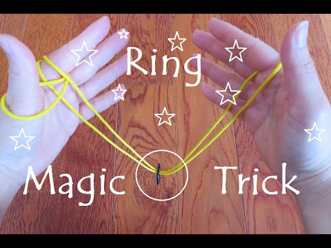 ((Level: Easy)) Ring Magic Trick     *Cat's Cradle/Ayatori*